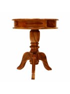 Kulatý stolek z indického masivu palisandr