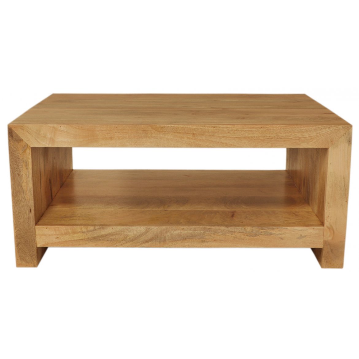 indickynabytek.cz - Konferenční stolek Hina s plnými boky 90x40x60 z mangového dřeva