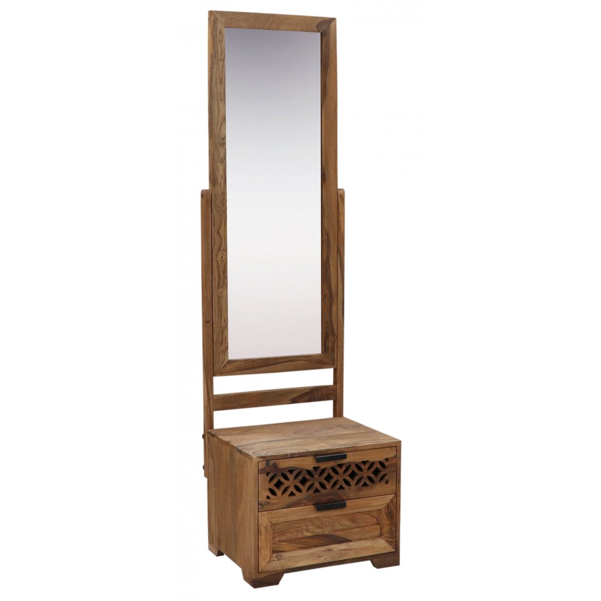 indickynabytek.cz - Toaletní stolek se zrcadlem Mira 50x175x40 z indického masivu palisandr / sheesham